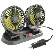 پنکه دو قلو فندکی خودرو مدل 12V
