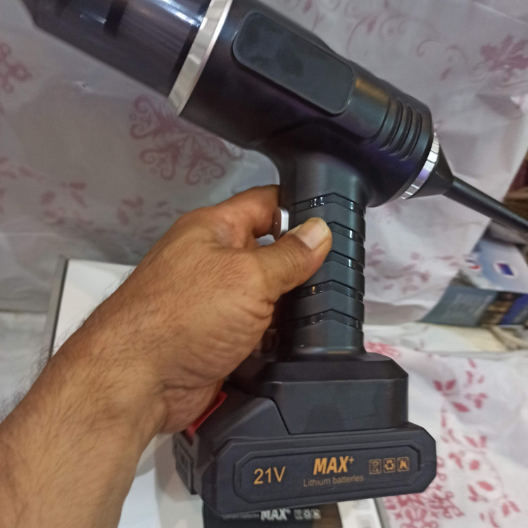 جارو شارژی خودرو دستی پر قدرت ( دمنده و مکنده) مکس ۲۱ ولت