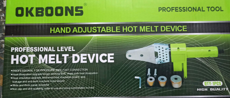 اتو لوله 600 وات اکبونس مدل QYT-1PCS با جعبه فلزی و قیچی