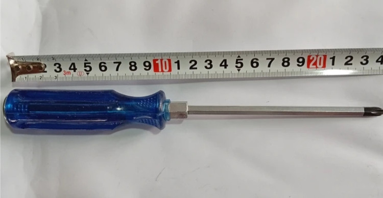 مجموعه دوعددی دو و ۴ سو پیچگوشتی چکش خور Afixs 150mm