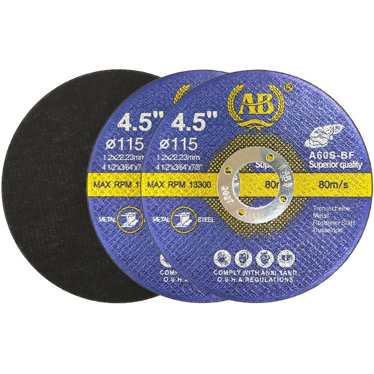 صفحه مینی AB سایز 1*115 برش استیل مجموعه دوعددی