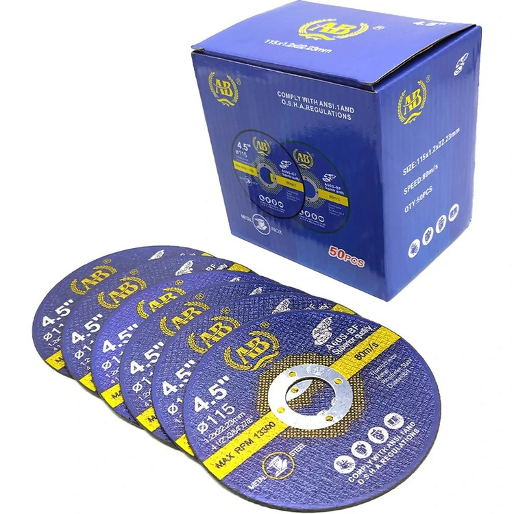 صفحه مینی AB سایز 1*115 برش استیل مجموعه دوعددی