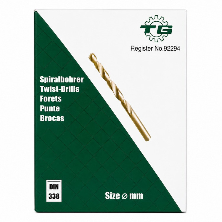 مته فلز تی جی مدل HSS Titanium سایز 9 میلیمتر مجموعه سه عددی