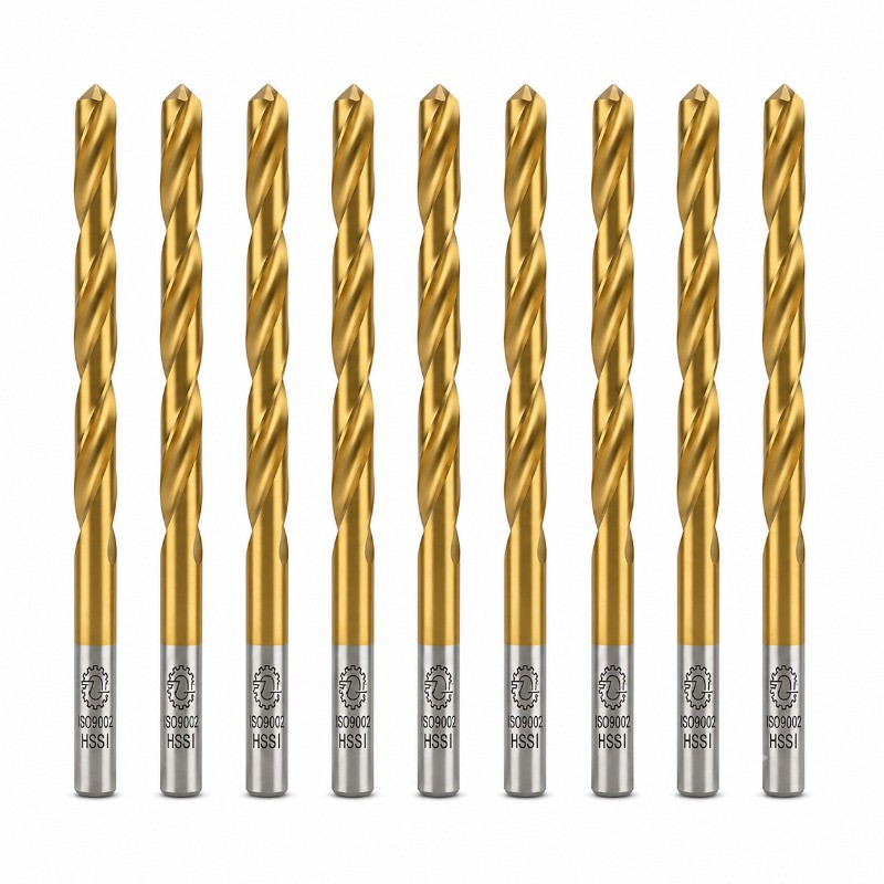 مته فلز تی جی مدل HSS Titanium سایز 10 میلی‌متر مجموعه ۳ عددی