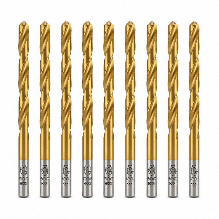 مته فلز تی جی مدل HSS Titanium سایز 10 میلیمتر مجموعه ۳ عددی